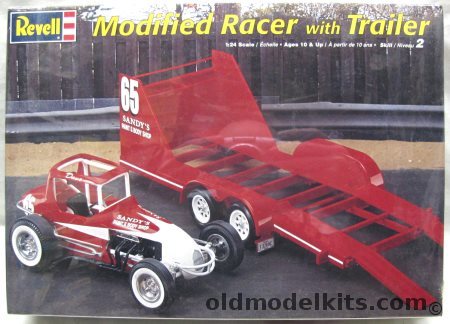 Revell Modified Racer with Trailer, 85-4150 plastic model kit